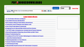 What Pdfebooksdownloads.com website looked like in 2011 (12 years ago)