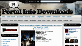 What Portalinfodownloads.com website looked like in 2011 (12 years ago)