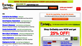 What Pajamadesign.com website looked like in 2011 (12 years ago)