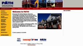 What Pathnet.org website looked like in 2012 (12 years ago)