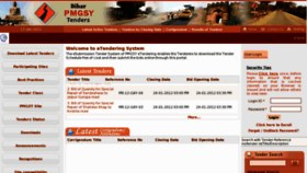 What Pmgsytendersbih.gov.in website looked like in 2012 (12 years ago)