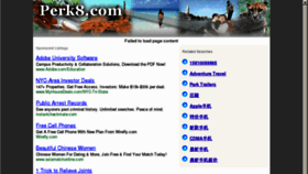 What Perk8.com website looked like in 2012 (12 years ago)