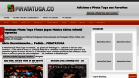 What Piratatuga.co website looked like in 2012 (12 years ago)