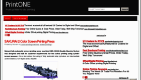 What Printingprinter.com website looked like in 2012 (12 years ago)