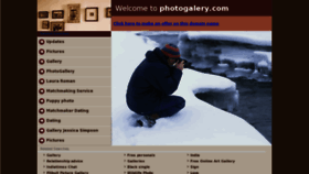 What Photogalery.com website looked like in 2012 (12 years ago)