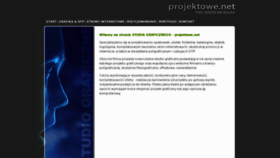 What Projektowe.net website looked like in 2012 (12 years ago)