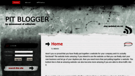 What Pitblogger.com website looked like in 2012 (12 years ago)