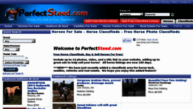 What Perfectsteed.com website looked like in 2012 (12 years ago)