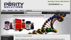 What Purity-solutions.net website looked like in 2012 (12 years ago)