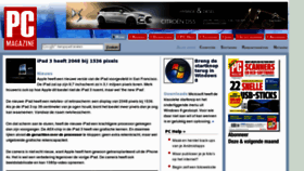 What Pcmagazine.be website looked like in 2012 (12 years ago)