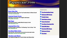 What Pappuyaar.com website looked like in 2012 (12 years ago)