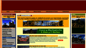 What Perucuscoandino.com website looked like in 2012 (12 years ago)
