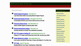 What Pelis-online.org website looked like in 2012 (12 years ago)
