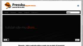 What Pressku.com website looked like in 2012 (11 years ago)
