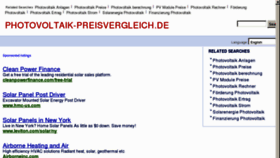 What Photovoltaik-preisvergleich.de website looked like in 2012 (12 years ago)