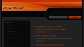 What Playwin365.com website looked like in 2012 (11 years ago)