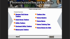 What Phoenixcoachworks.com website looked like in 2012 (11 years ago)