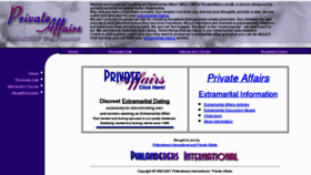 What Philanderers.com website looked like in 2012 (11 years ago)