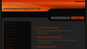 What Prestigepaseodegracia.com website looked like in 2012 (11 years ago)