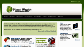 What Planetwealth.com.au website looked like in 2012 (11 years ago)