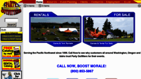 What Partyoutfitters.com website looked like in 2011 (13 years ago)