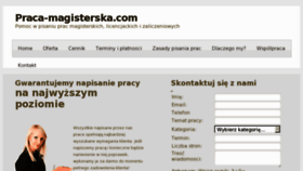 What Praca-magisterska.com website looked like in 2012 (11 years ago)
