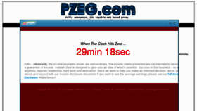 What Pzeg.com website looked like in 2012 (11 years ago)