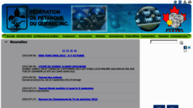 What Petanque.qc.ca website looked like in 2012 (11 years ago)