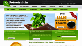 What Potentsalvia.com website looked like in 2012 (11 years ago)