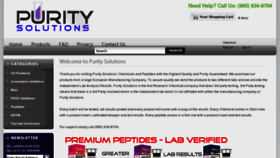 What Purity-solutions.net website looked like in 2012 (11 years ago)