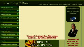 What Patiolivingandmore.com website looked like in 2012 (11 years ago)