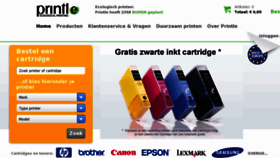 What Printle.com website looked like in 2012 (11 years ago)