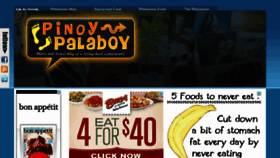 What Pinoypalaboy.com website looked like in 2012 (11 years ago)
