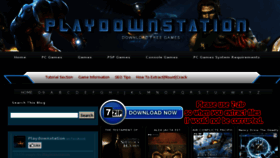 What Playdownstation.com website looked like in 2012 (11 years ago)