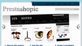 What Prestashopic.com website looked like in 2012 (11 years ago)