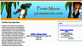 What Piratemovie.com website looked like in 2012 (11 years ago)
