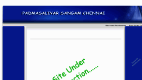 What Padmasaliyar.com website looked like in 2012 (11 years ago)