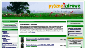What Pyszneizdrowe.pl website looked like in 2012 (11 years ago)