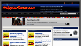 What Philippinefiestas.com website looked like in 2012 (11 years ago)