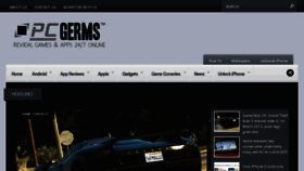What Pcgerms.com website looked like in 2012 (11 years ago)