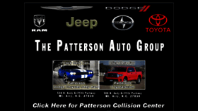 What Pattersonautos.com website looked like in 2012 (11 years ago)