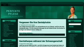What Perfekte-pflege.de website looked like in 2012 (11 years ago)