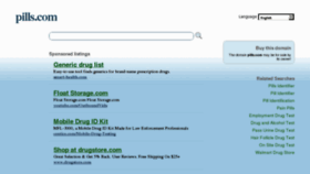 What Pills.com website looked like in 2012 (11 years ago)