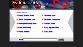 What Problock.info website looked like in 2012 (11 years ago)