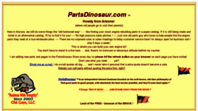 What Partsdinosaur.com website looked like in 2012 (11 years ago)