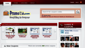What Promotab.com website looked like in 2012 (11 years ago)