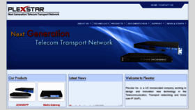 What Plexstar.us website looked like in 2012 (11 years ago)