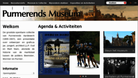 What Purmerendsmuseum.nl website looked like in 2012 (11 years ago)