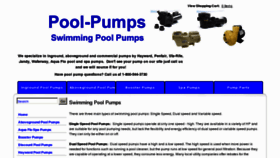 What Pool-pumps.com website looked like in 2012 (11 years ago)