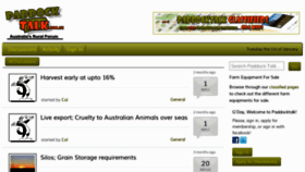 What Paddocktalk.com.au website looked like in 2013 (11 years ago)